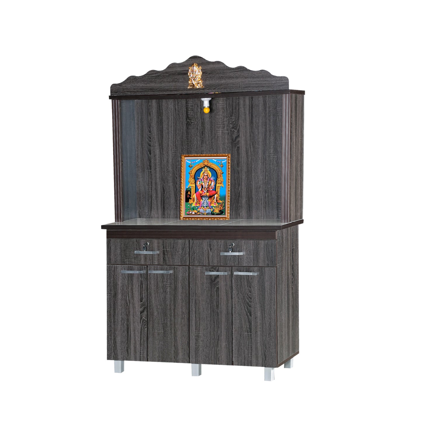 Hindu Altar Table Cabinet Offering Altar Shrine - Model A11