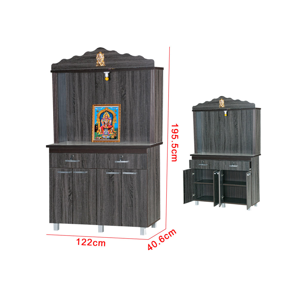 Hindu Altar Table Cabinet Offering Altar Shrine - Model A11