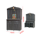 Hindu Altar Table Cabinet Offering Altar Shrine - Model A11