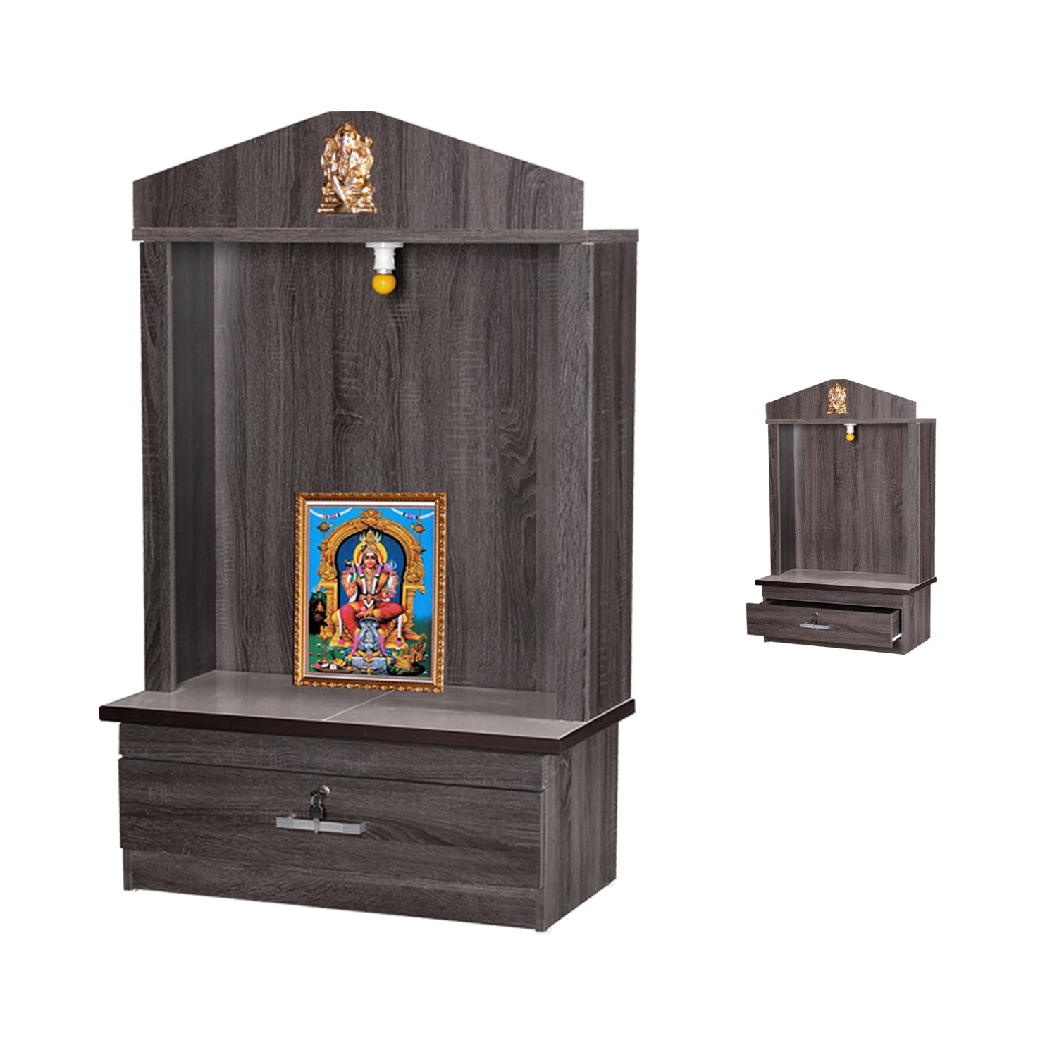 Hindu Altar Table Cabinet Offering Altar Shrine - Model A12