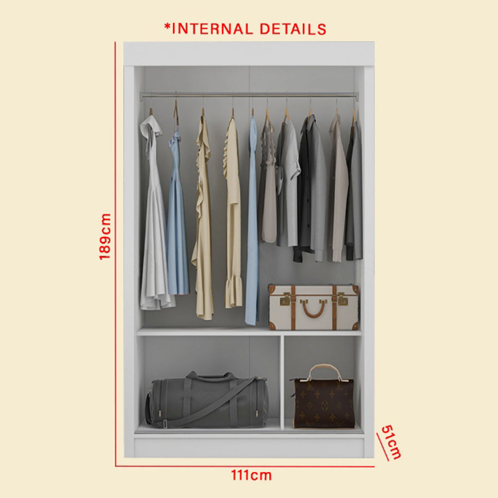 Vitta Series 29 4ft. Sliding Wardrobe
