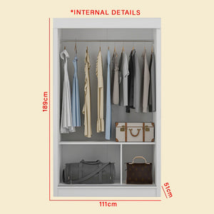 Vitta Series 29 4ft. Sliding Wardrobe