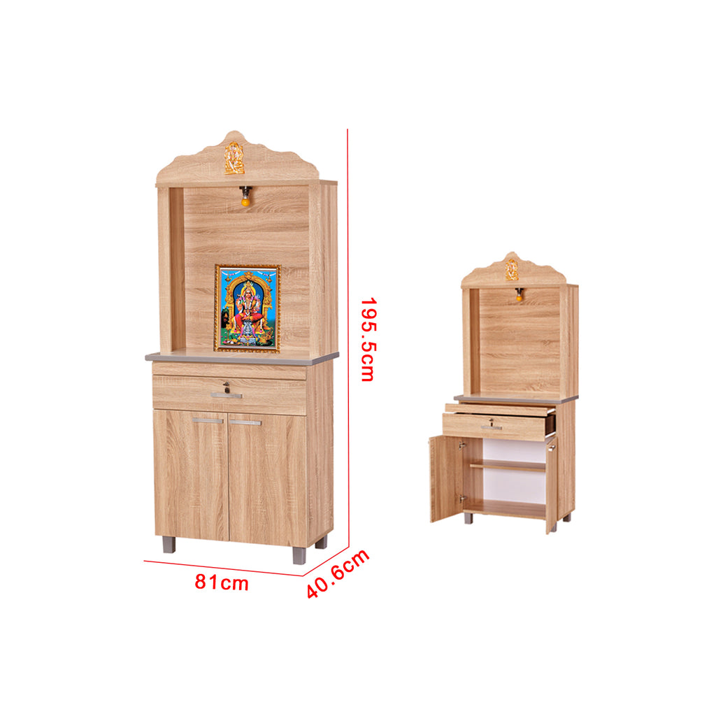 Hindu Altar Table Cabinet Offering Altar Shrine - Model A14