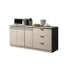 Bally Model A15 Kitchen Cabinet with Drawers. Fully Assembled.