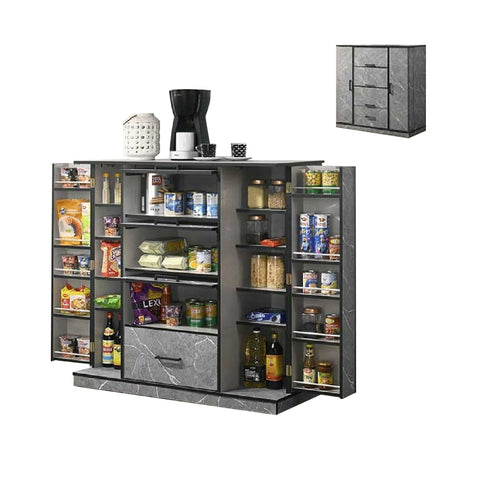 Image of Bally Model A18 Kitchen Cabinet Multiple Compartment. Fully Assembled.