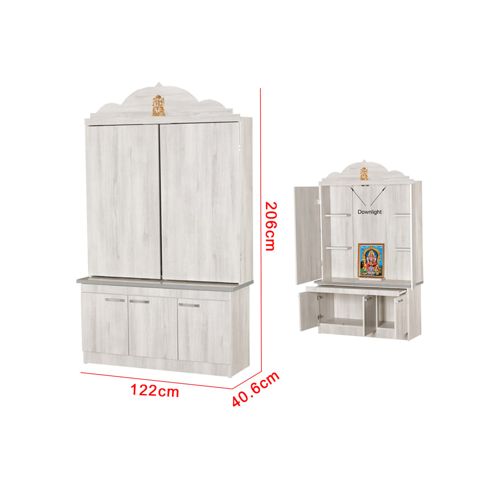 Hindu Altar Table Cabinet Offering Altar Shrine - Model A1