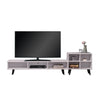 Duisburg Series 1 Wood TV Console Cabinet In White Colour