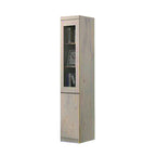 Athena 1 Bookshelf With Glass Doors in 3 Colours
