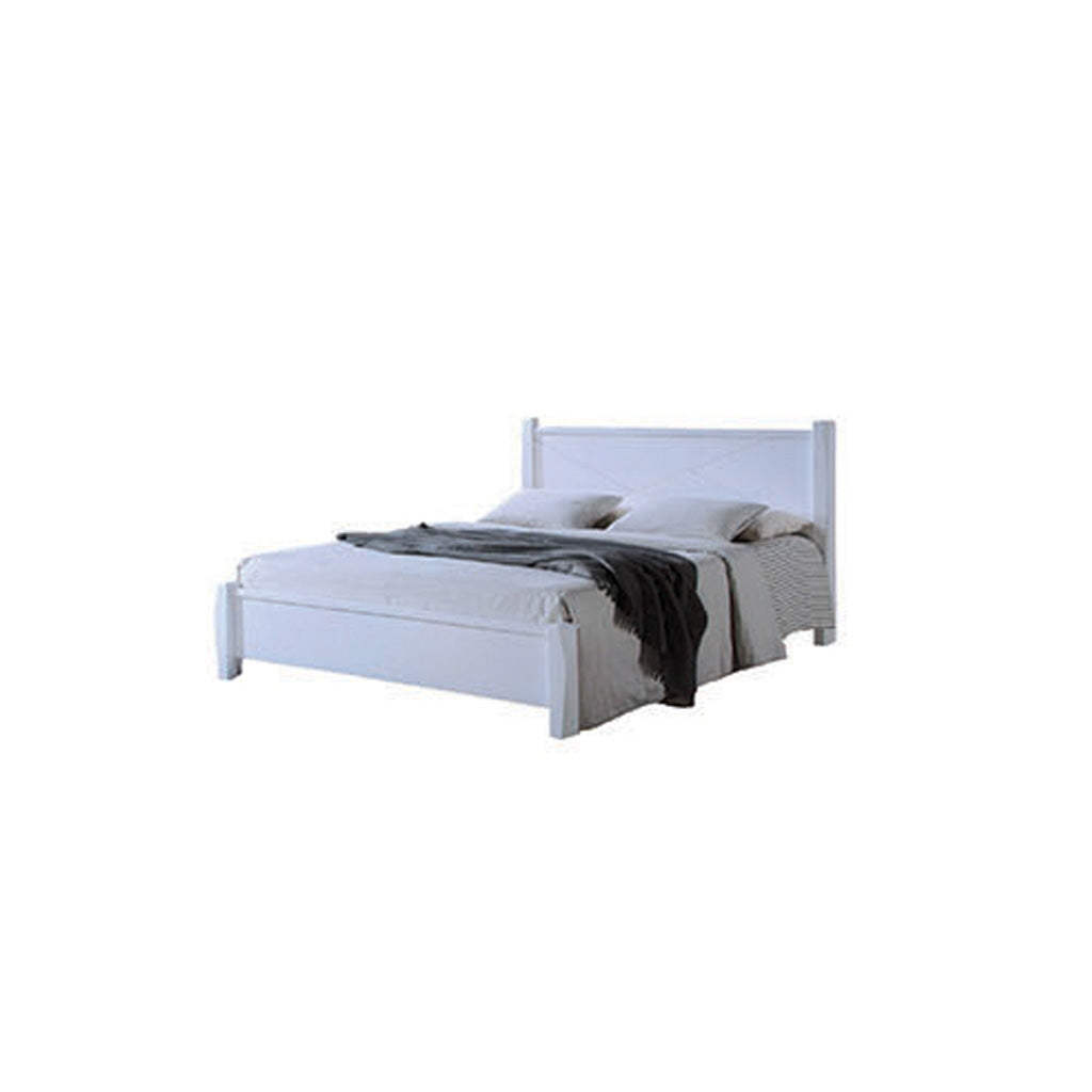 Premium Carlie Series 1 Queen Wooden Bedframe Solid Wood With Plywood Base - w/ Mattress Option
