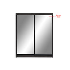 Kenzo Series 17 5FT Sliding Glass And Mirror Door Wardrobe