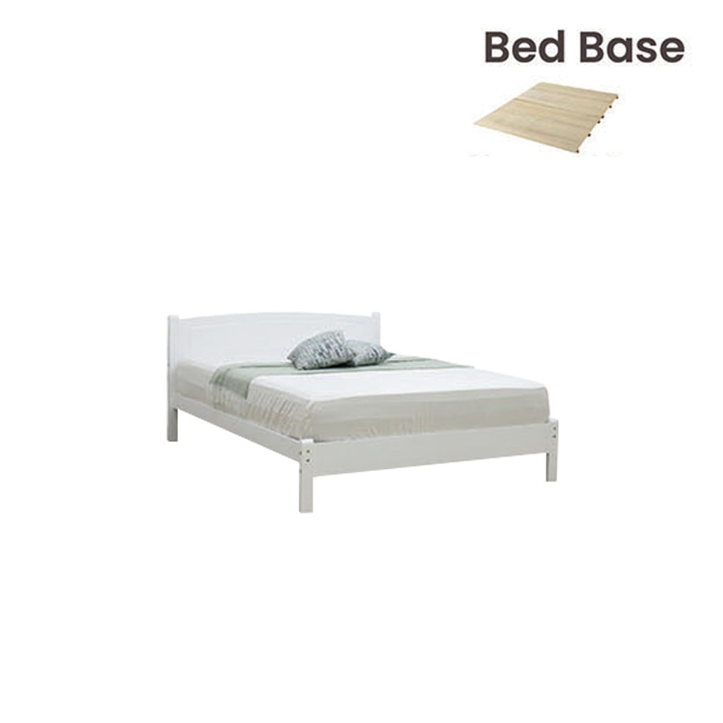 Nadia Series 1 Wooden Bedframe Collection Solid Wood - King Size with Mattress Option