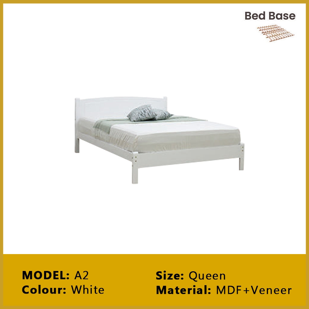 Britton Wooden Bedframe Collection Solid Wood - Queen Size with Mattress Option