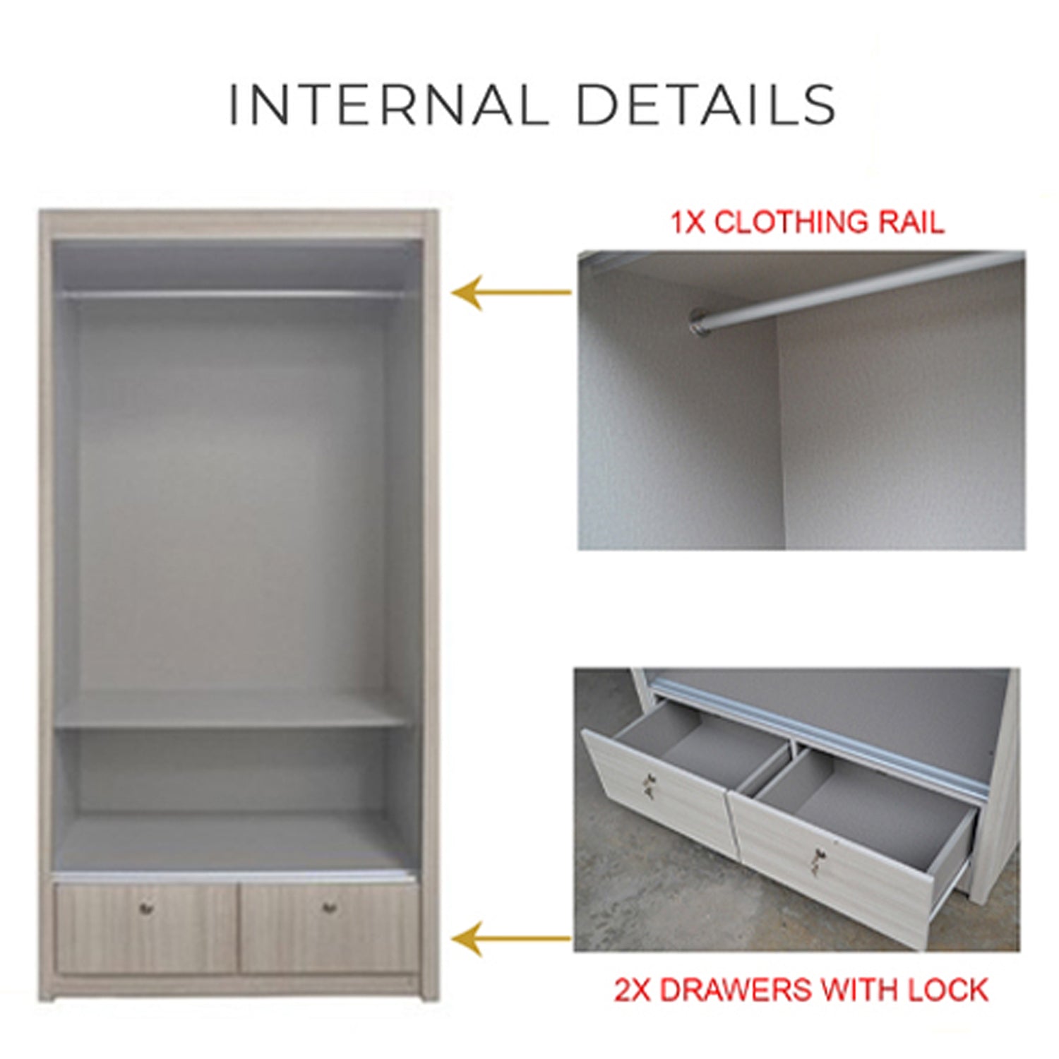 Jazzy Series 2 Sliding Door Wardrobe