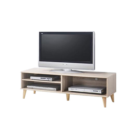 Image of Duisburg Series 4 Wood TV Console Cabinet In Natural Colour