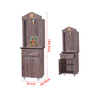 Hindu Altar Table Cabinet Offering Altar Shrine - Model A4