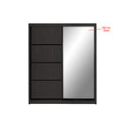 Kenzo Series 19 Sliding Glass And Mirror Door Wardrobe