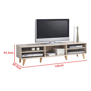 Duisburg Series 5 Wood TV Console Cabinet In Natural Colour