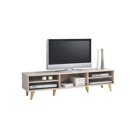 Image of Duisburg Series 5 Wood TV Console Cabinet In Natural Colour