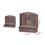 Hindu Altar Table Cabinet Offering Altar Shrine - Model A6