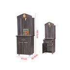 Hindu Altar Table Cabinet Offering Altar Shrine - Model A9