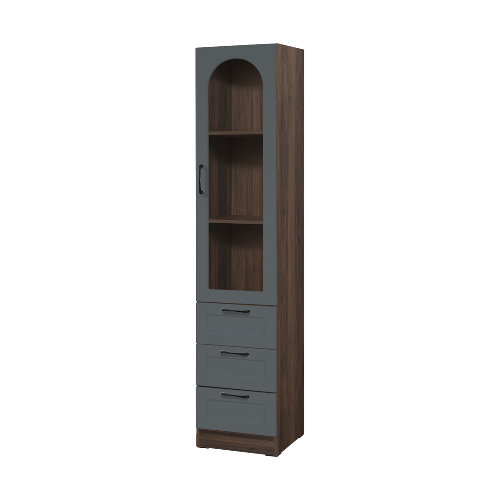 Judy Series Open Shelves Display Cabinet Bookshelf Storage in 3 Colours