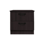 Cocon Premium Bedside Table 2-Drawer Full Laminated Back Panel in 6 Colours