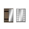 Frankfurt Series 4FT 2-Door Sliding Door Wardrobe in 50 Models Available