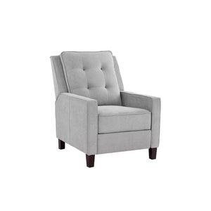 Harny 1-Seater Reclining Sofa in Grey Fabric