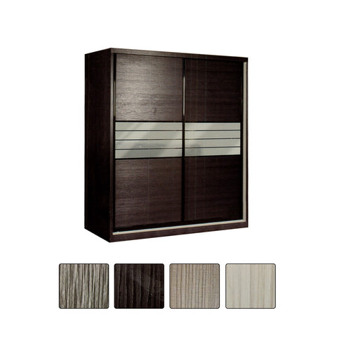 Image of Charie Series 5FT/6FT/8FT Customizable Sliding Door Modular Wardrobe in 6 Designs