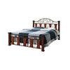 Suzana Series 1 Metal Bed Frame Copper / White In Queen Size