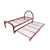 Sheba Series 1 Single Metal Bed Frame with Trundle Set - Optional Mattress Add On Available