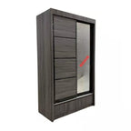 Lindy Series1 4 Feet Solid Sliding Door Wardrobe