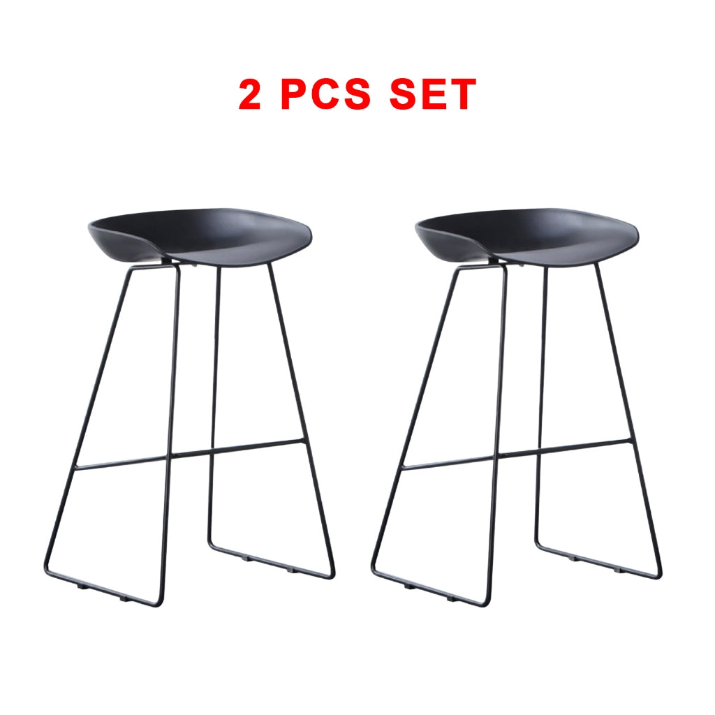 Hendrix Series 1 High Island Chair Bar Stool Chair Steel Legs