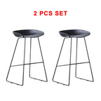 Hendrix Series 1 High Island Chair Bar Stool Chair Steel Legs