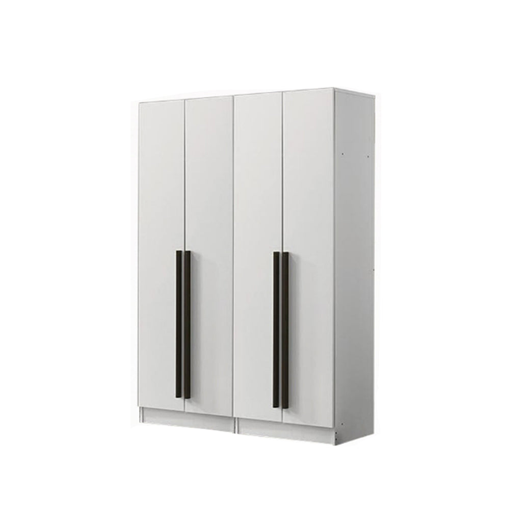 Jett  Series 5 4-Door Wardrobe Swing Door In White Colour