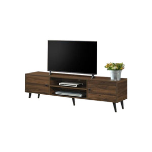 Duisburg Series 10 Wood TV Console Cabinet In Walnut Colour