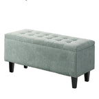 Mamba in Aquamarine Storage Bench Chair/ Sofa Sectional/ Heavy Duty Bench Chairs