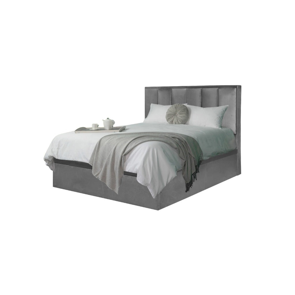 Sifra Storage Bed Frame Linen Fabric/Faux Leather in 4 Model Designs