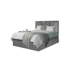 Sifra Storage Bed Frame Linen Fabric/Faux Leather in 4 Model Designs