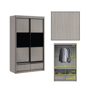 Lexi Series 1 2-Door Sliding Door Wardrobe