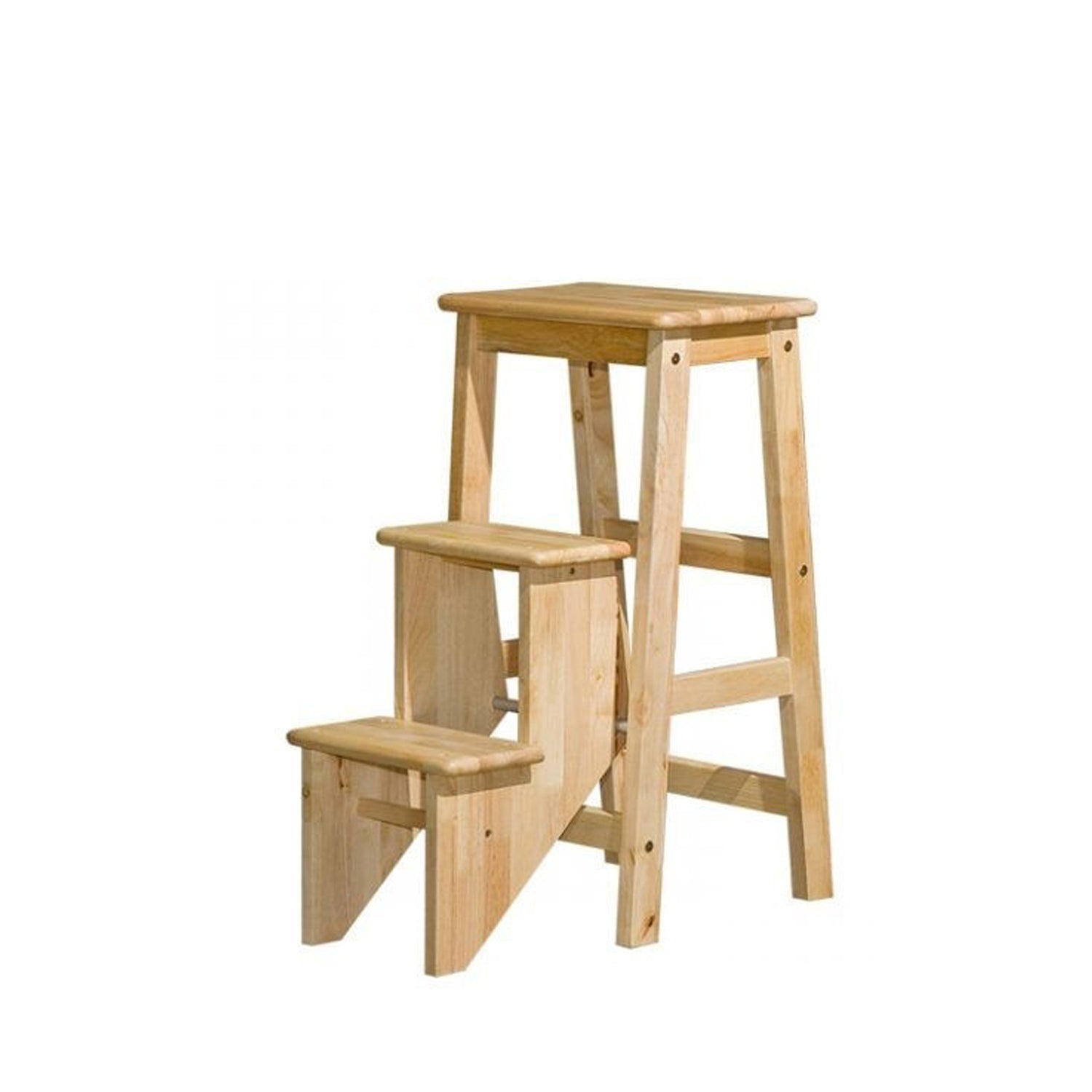 Sala Modern Solid Wood Step Chair N-Step Chair / Foldable Step Stool in 3 Models