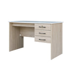 Tonee Writing Table/ Study Desk with Drawers w/ Lock and Shelf CARB-P2 Certified Board