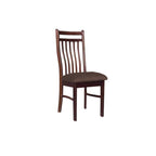 Aisha Dining Chair Collection Solid Wood with Marble or Cushioned Seat in Walnut/Cherry