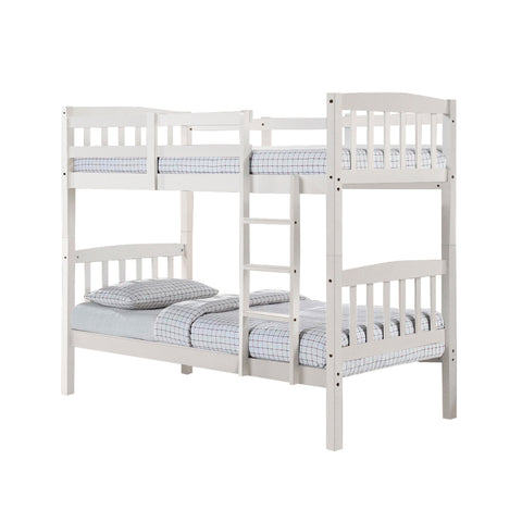 Image of Stella Series 2 Solid Rubber Wood Bunk Bed with Pull-Out Add On Option Single Size