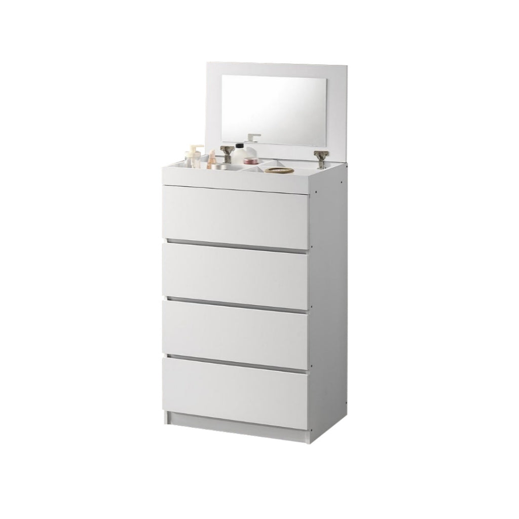 Laney CARB-P2 Certified Board 4 Chest of Drawers with Mirror and Cosmetics Compartment in 2 Models