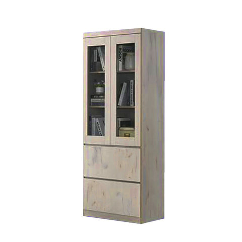 Image of Athena 2 Bookshelf With Glass Doors