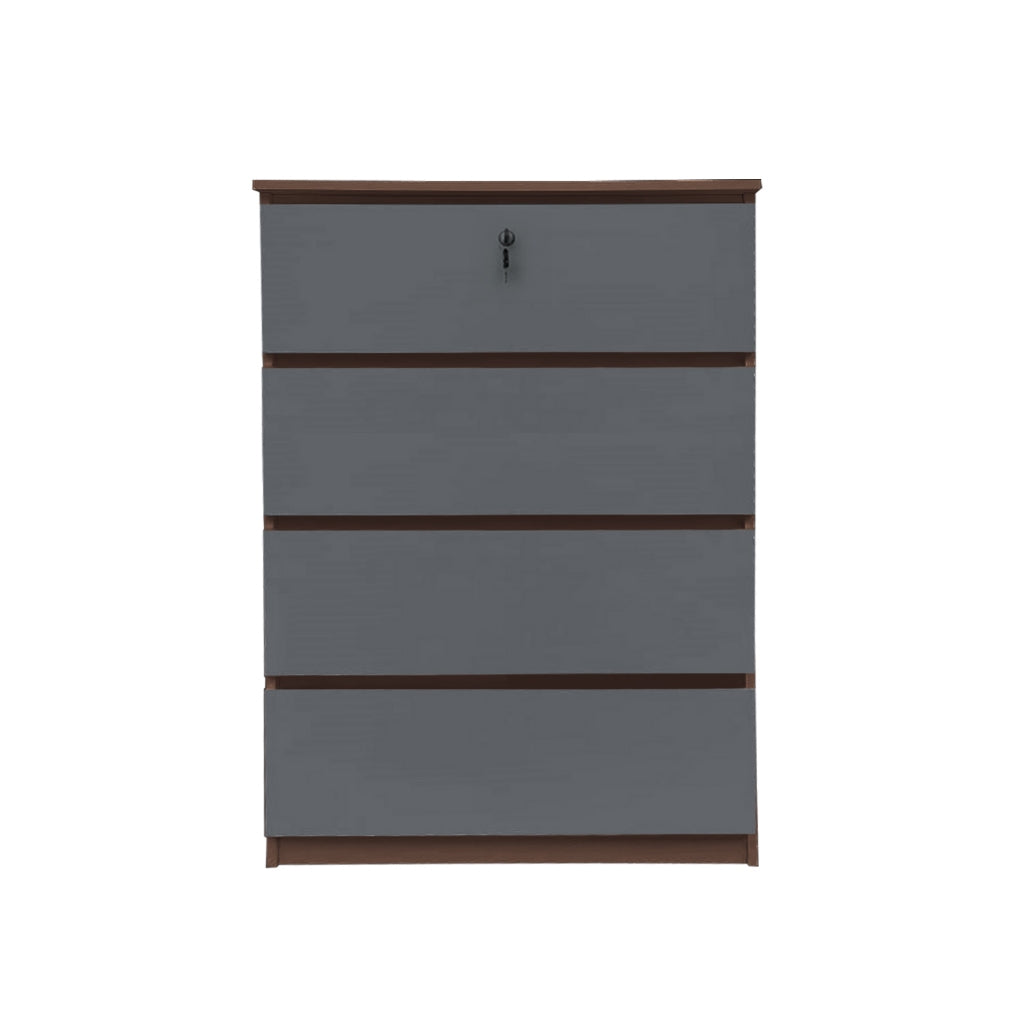 Hersh Premium Chest of Drawers Collection CARB-P2 Certified Board Full Laminated Back Panel in 6 Colours