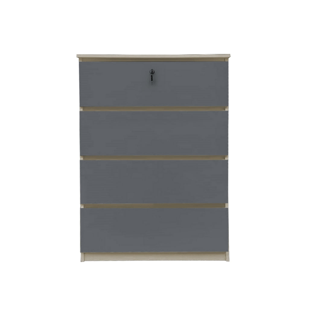 Hersh Premium Chest of Drawers Collection CARB-P2 Certified Board Full Laminated Back Panel in 6 Colours