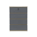 Hersh Premium Chest of Drawers Collection CARB-P2 Certified Board Full Laminated Back Panel in 6 Colours