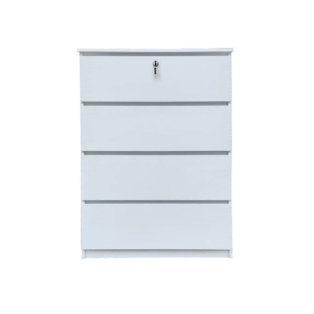 Hersh Premium Chest of Drawers Collection CARB-P2 Certified Board Full Laminated Back Panel in 6 Colours